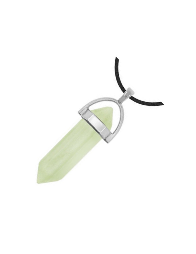 Colgante Biterminado Jade Verde