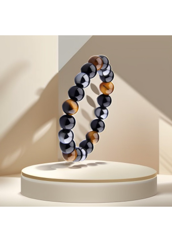 Pulsera bolas Ojo de Tigre