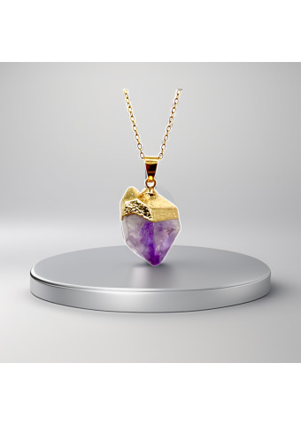 Colgante Punta natural Amatista