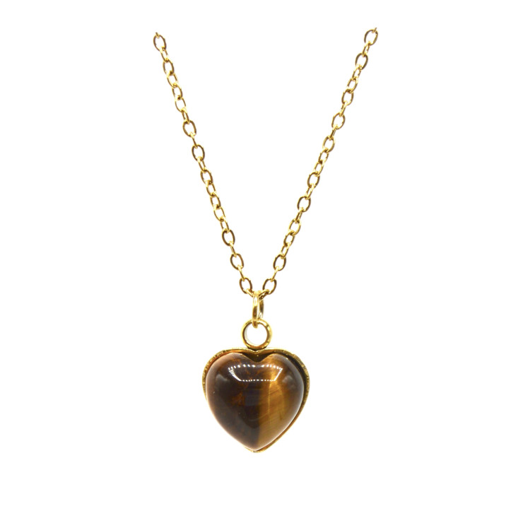 Collar golden Ojo de Tigre