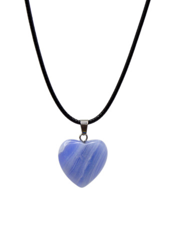 Collar Corazón Calcedonia