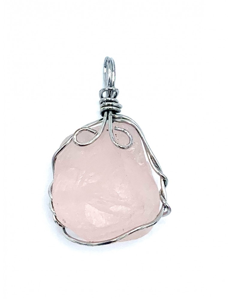 Colgante Cuarzo Rosa