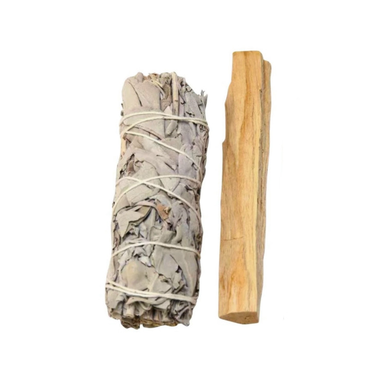 Kit de limpieza Salvia + Palo Santo