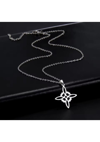 Collar Nudo de Bruja Dorado