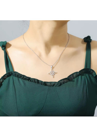 Collar Nudo de Bruja Dorado