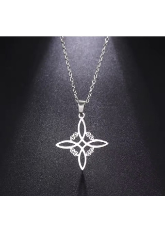 Collar Nudo de Bruja Dorado