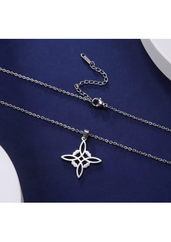 Collar Nudo de Bruja Dorado