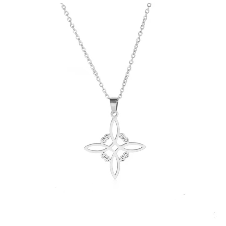 Collar Nudo de Bruja Dorado