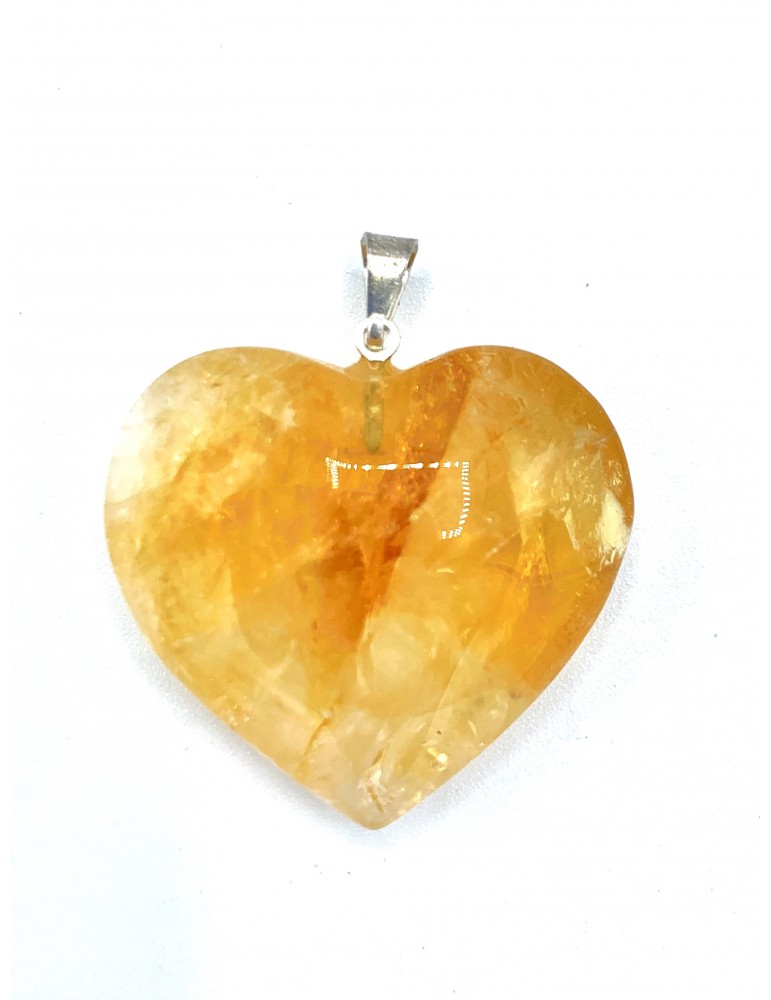 Colgante  Corazón Citrino