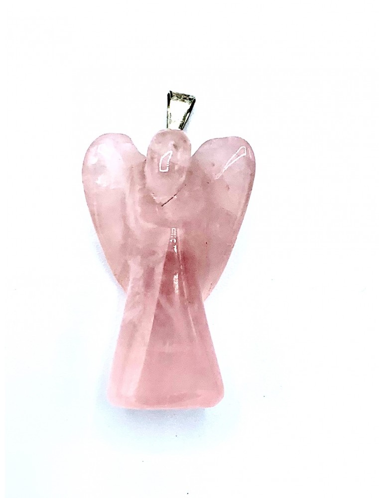 Colgante  Ángel Cuarzo Rosa