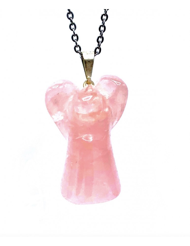 Collar Ángel Cuarzo Rosa