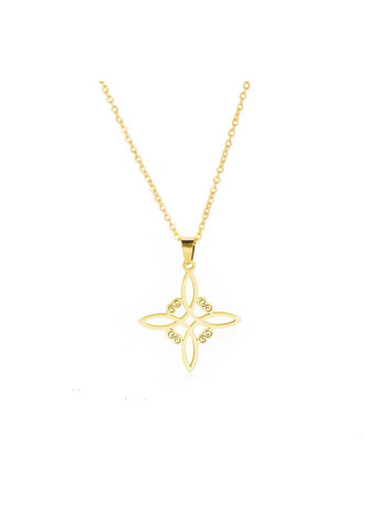 Collar Nudo de Bruja Plateado