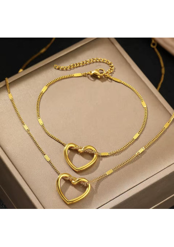 Conjunto Golden Heart