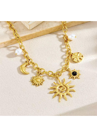 Collar Cosmic Sun