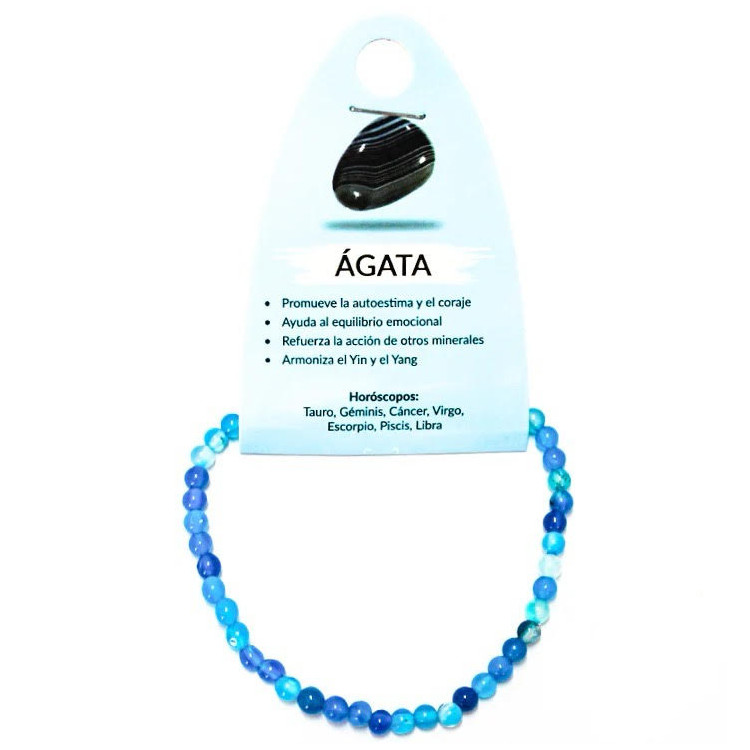 Pulsera Ágata Azul Pulsera Ágata Azul