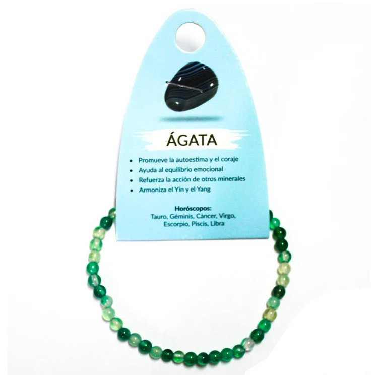 Pulsera Ágata Verde Pulsera Ágata Verde