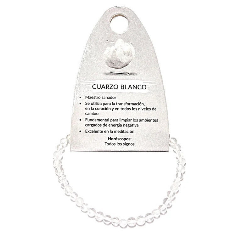 Pulsera Cuarzo Blanco Pulsera Cuarzo Blanco