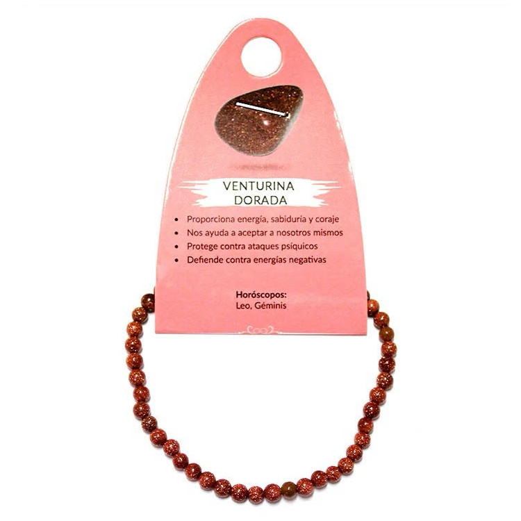Pulsera Aventurina dorada Pulsera Aventurina dorada