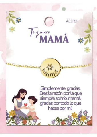 Pulsera Flor Mamá