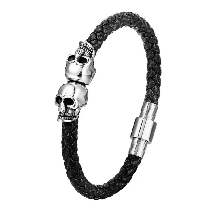 Pulsera Skull Black