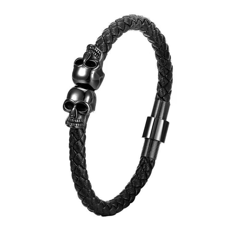 Pulsera Skull Black