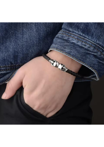 Pulsera Skull Black