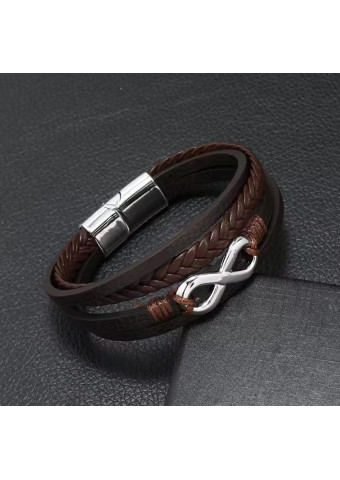 Pulsera Infinity Brown