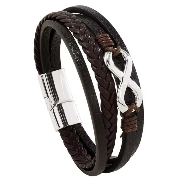 Pulsera Infinity Brown