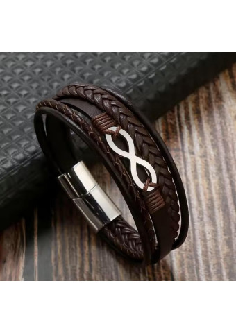 Pulsera Infinity Brown