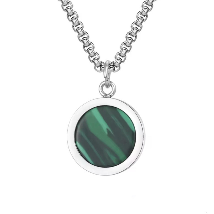COLLAR ROUND MALAQUITA