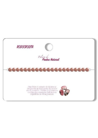 Pulsera con cierre Rodocrosita