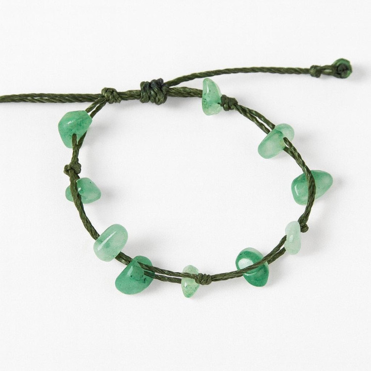 Pulsera Hilo Aventurina Verde