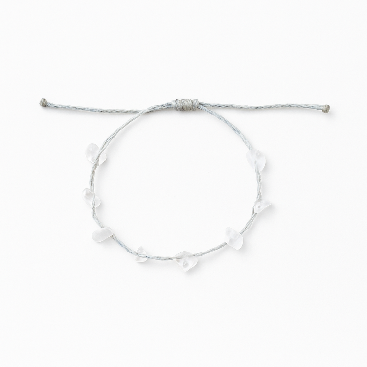 Pulsera Hilo Cuarzo Blanco
