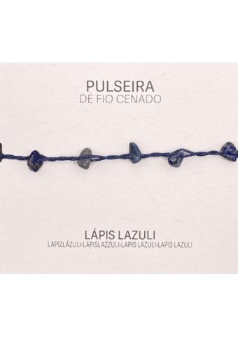 Pulsera Hilo Lapislázuli