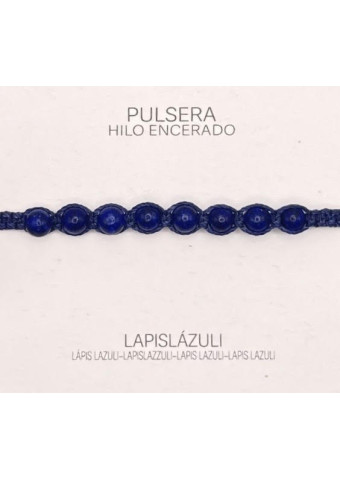 Pulsera Bolas Lapislázuli