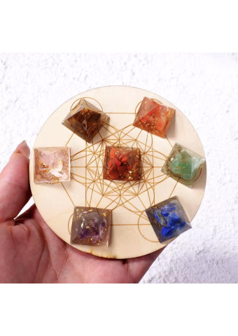 Set Pirámides Chakras