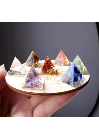 Set Pirámides Chakras