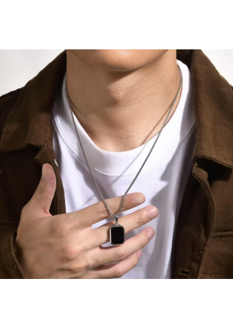 Collar Élement Noir Gold