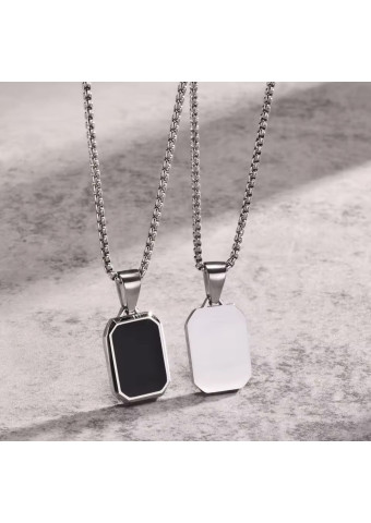 Collar Élement Noir Gold