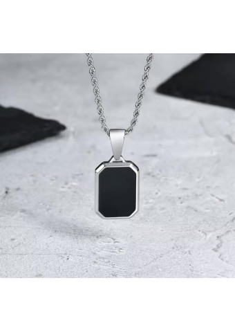 Collar Élement Noir Gold