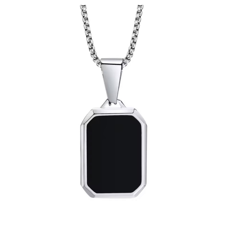 Collar Élement Noir Gold