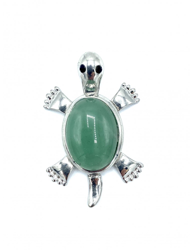 Colgante tortuga de Aventurina Verde
