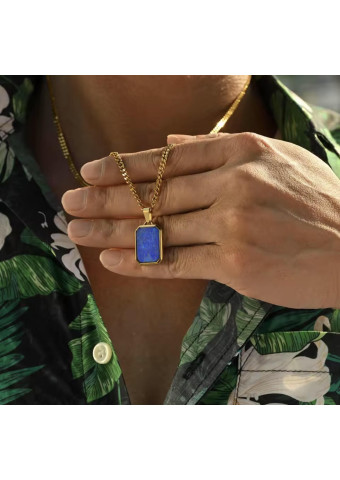 Collar Élement Azure Gold