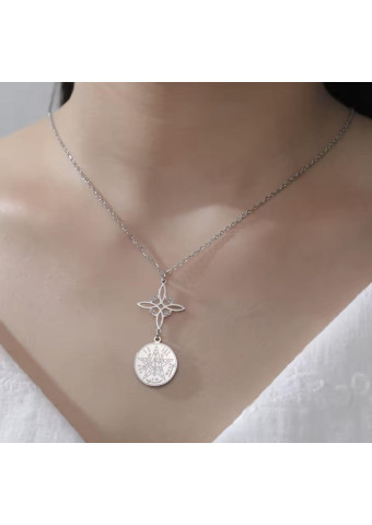 Collar Nudo de Bruja - Tetragrámaton Gold