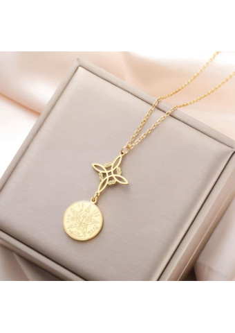 Collar Nudo de Bruja - Tetragrámaton Gold