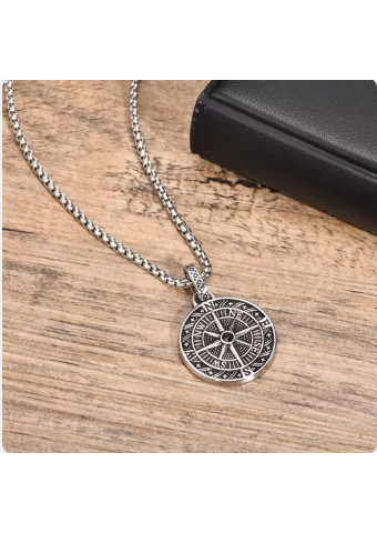 Collar Compass Silver