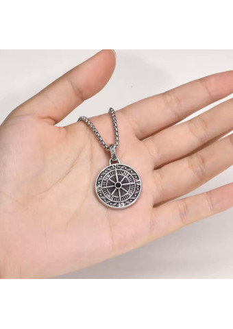 Collar Compass Silver