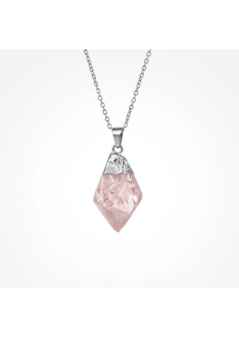 Collar Cuarzo Rosa
