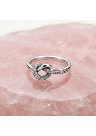 Anillo  nudo brillante
