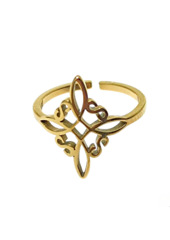 Anillo Nudo de Bruja